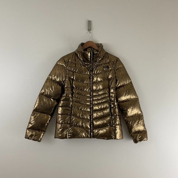 The North Face Aconcagua Puffer Jacket II Metallic Copper Women's Size Large - Picture 1 of 8